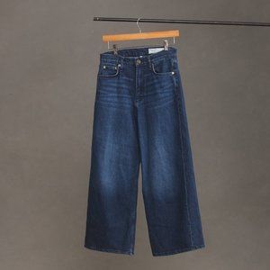 Rag and Bone Andi High Rise Ankle Wide Leg